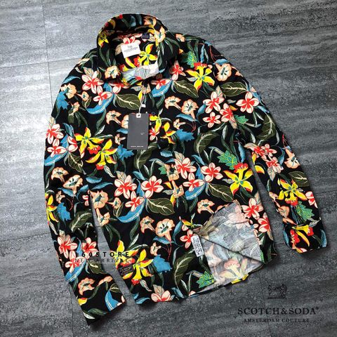 S.S0DA Linen Floral Shirts