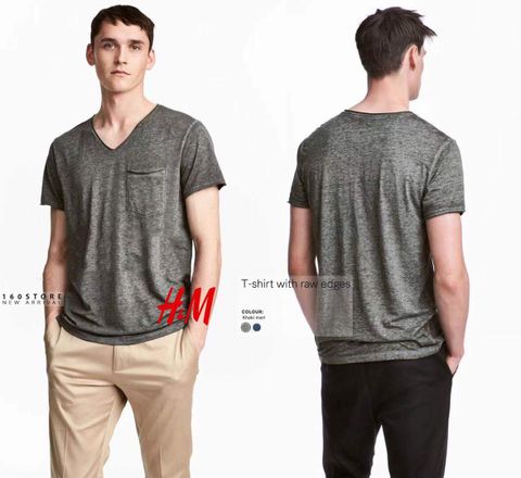 H.M T-Shirts with raw edge
