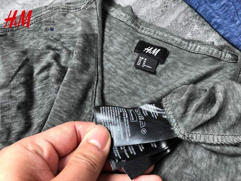 H.M T-Shirts with raw edge