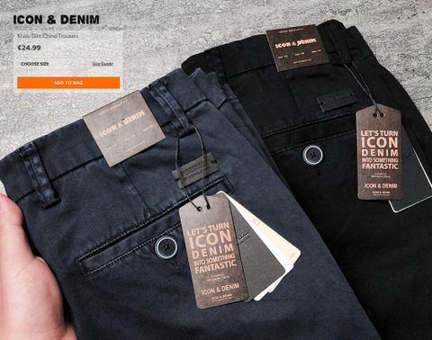 Icon & Denim Khaki Slim Chinos