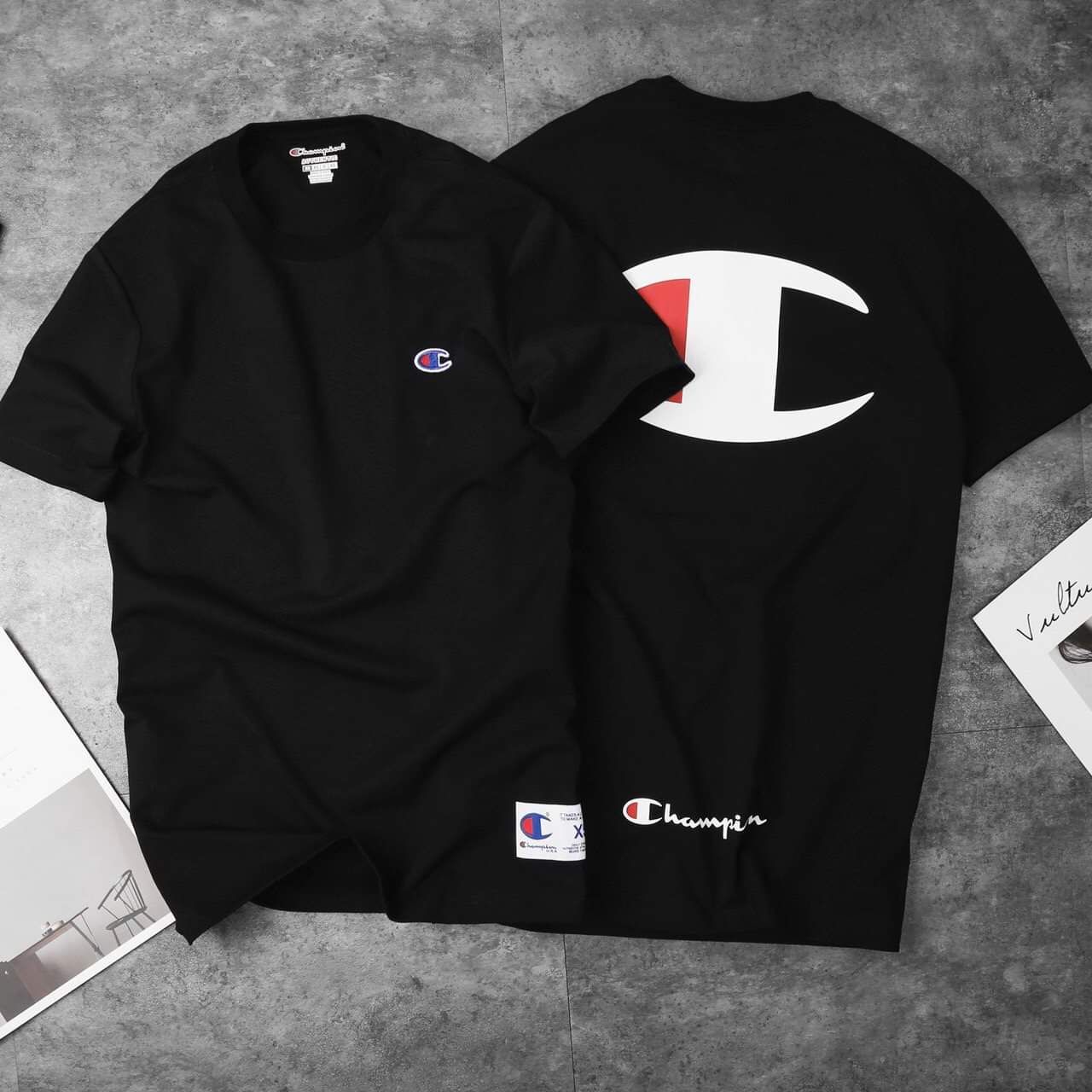 CHAMPI0N Big Logo T-shirts