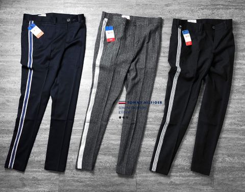 T0MMY Side-Striped Slim Trousers
