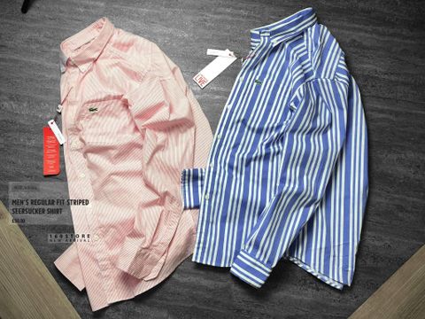 LCST Striped Seersucker Shirts