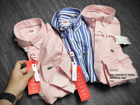 LCST Striped Seersucker Shirts