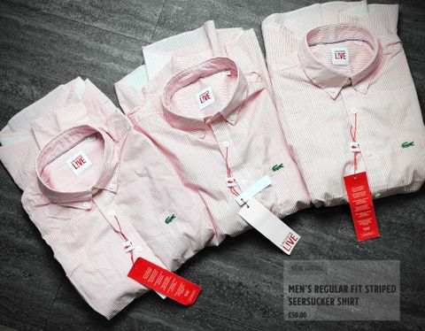 LCST Striped Seersucker Shirts