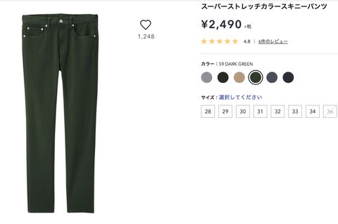 G.U SKINNY JEANS
