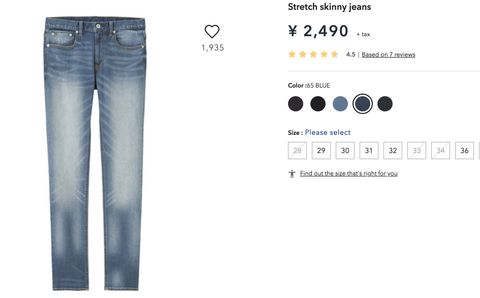 G.U SKINNY JEANS