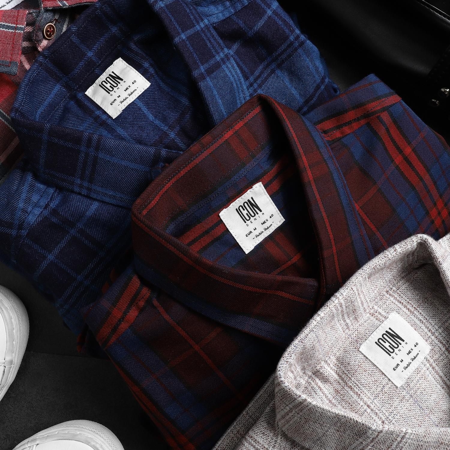 Áo sơmi ICON DENIM flannel