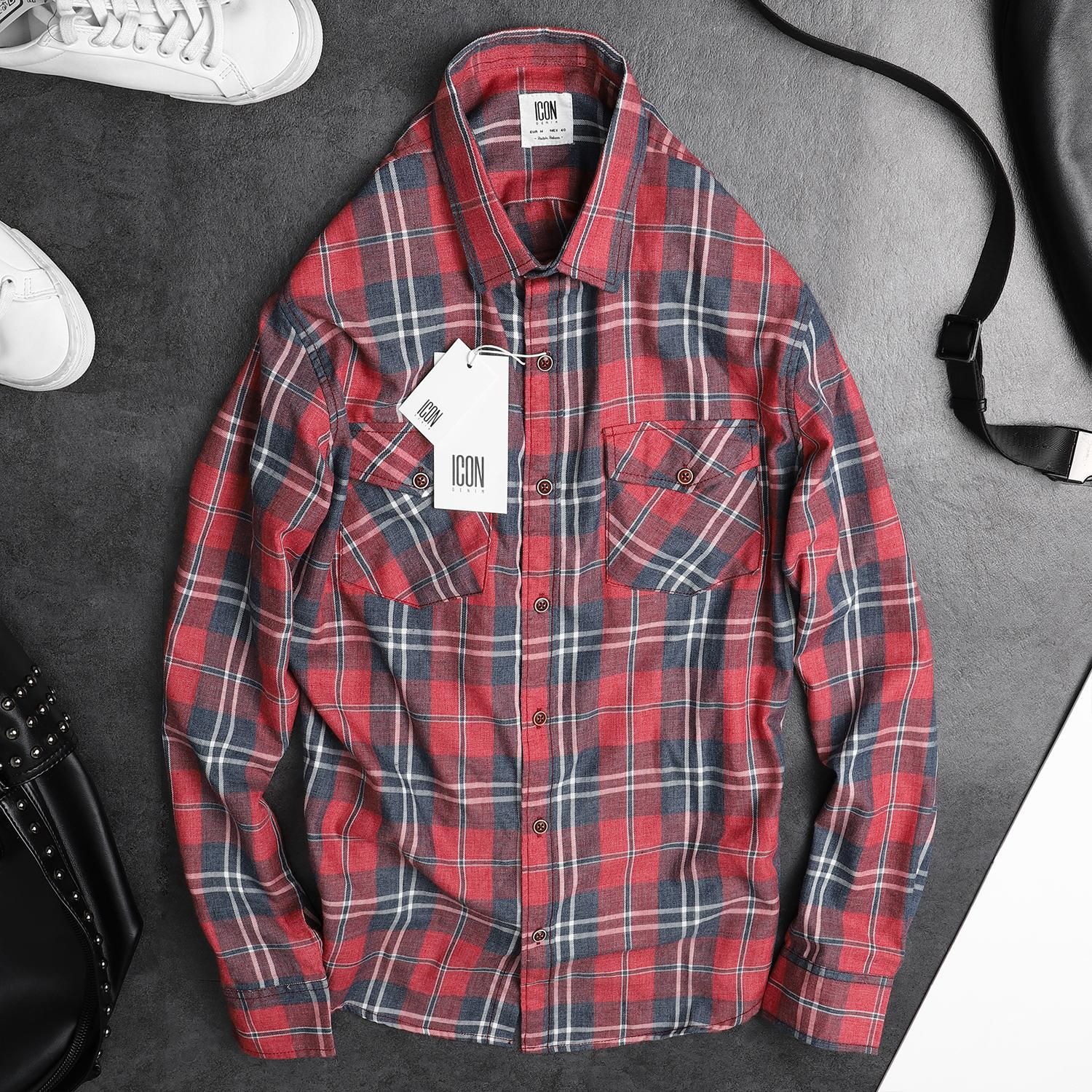 Áo sơmi ICON DENIM flannel