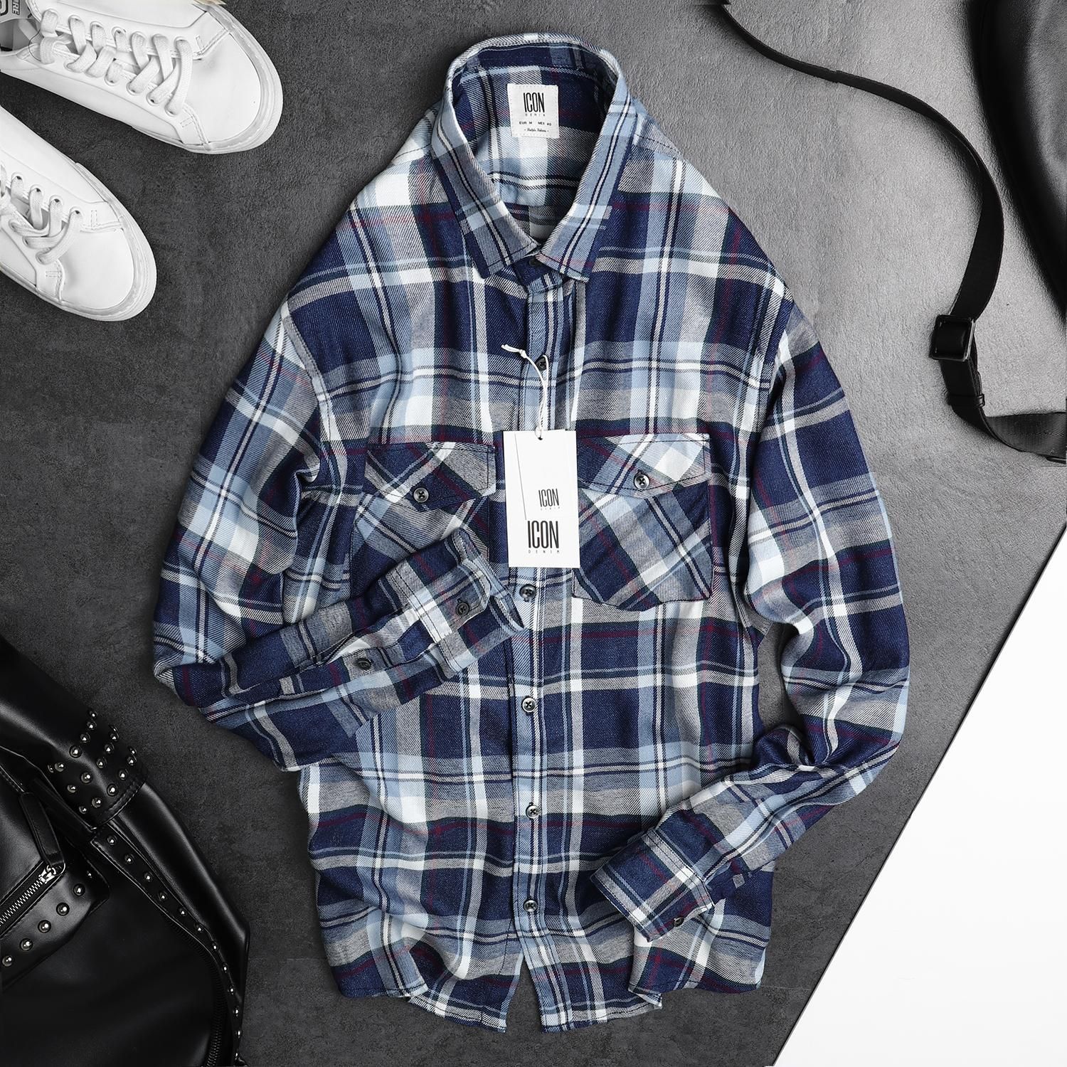 Áo sơmi ICON DENIM flannel