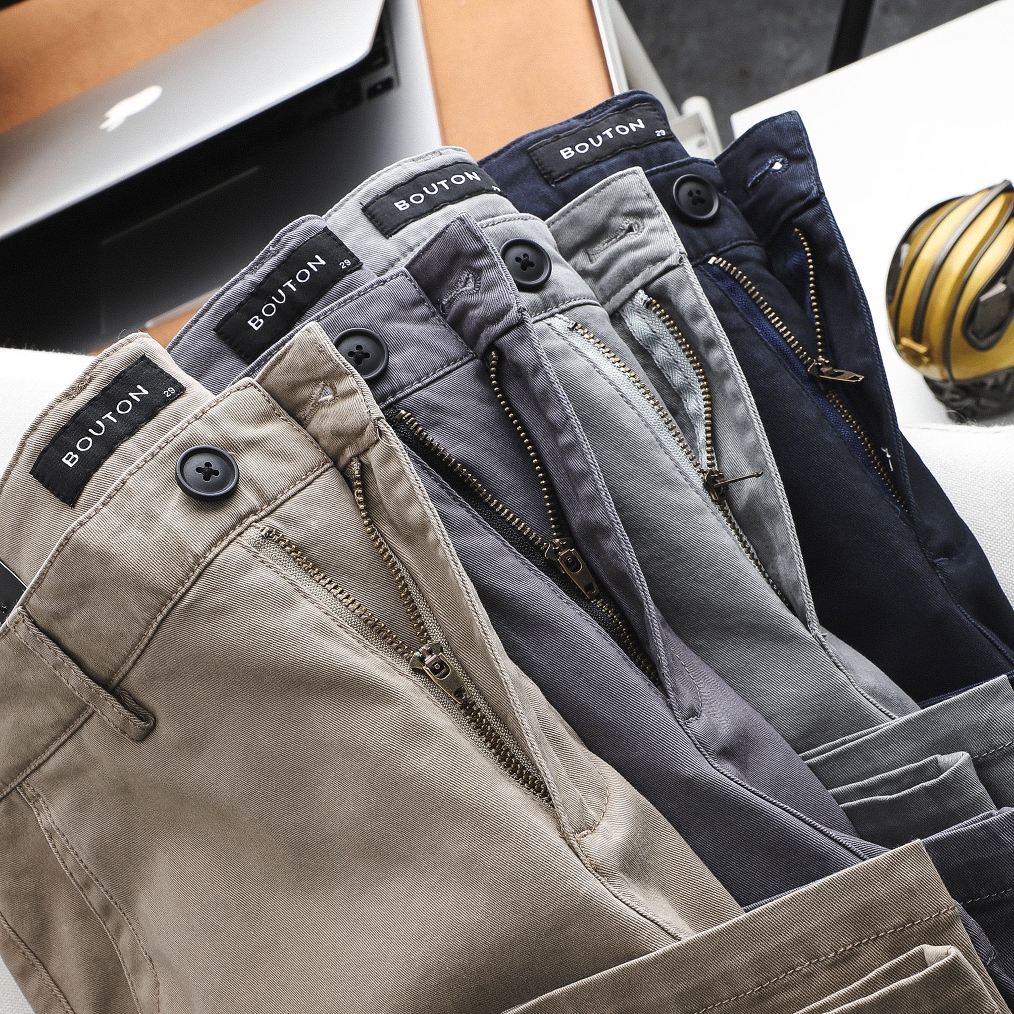 Quần Kaki BOUTON Slim