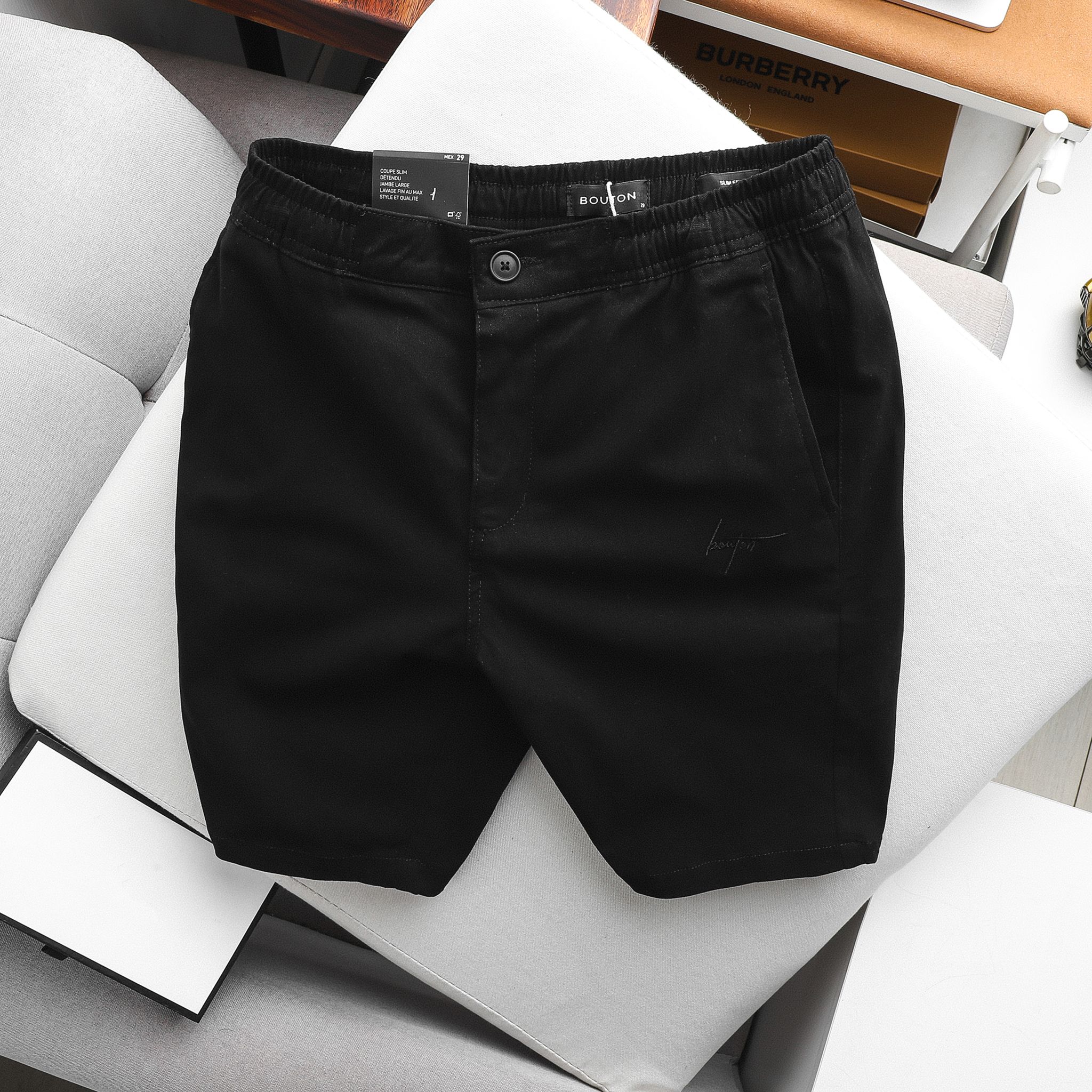 Quần Short Kaki BOUTON Slim