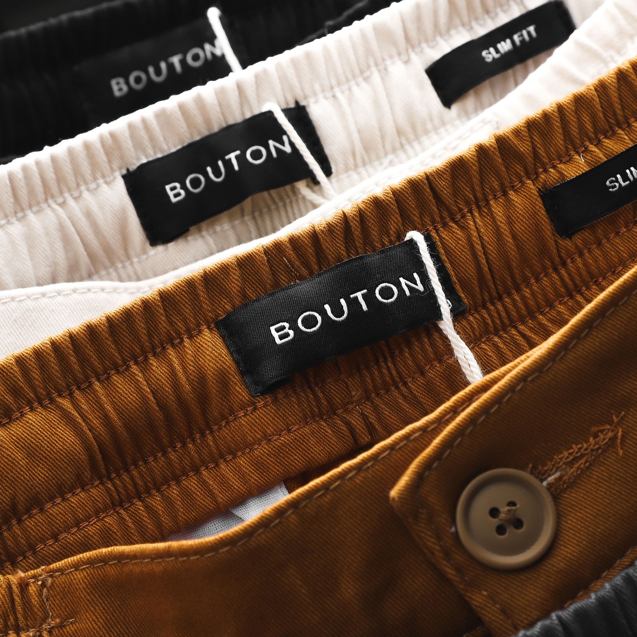 Quần Short Kaki BOUTON Slim
