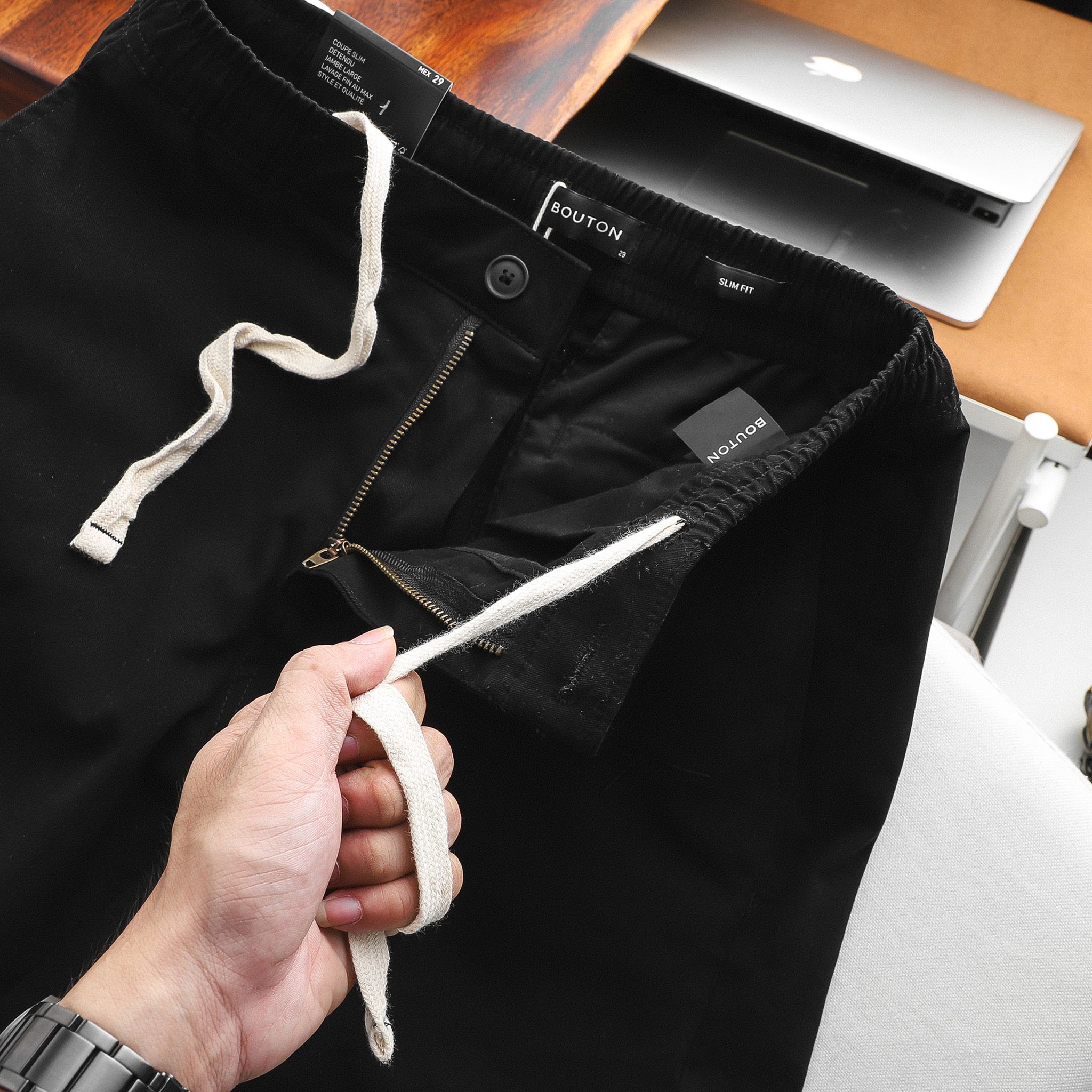 Quần Short Kaki BOUTON Slim