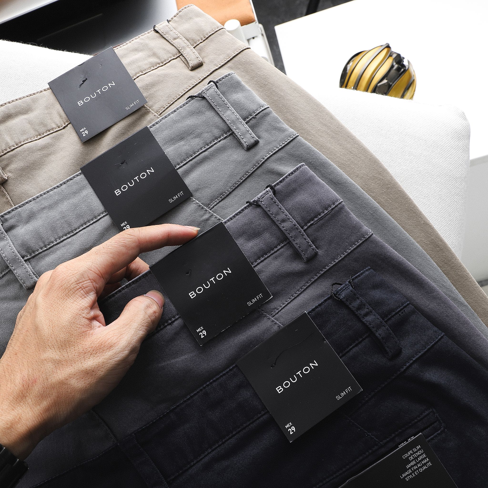 Quần Kaki BOUTON Slim