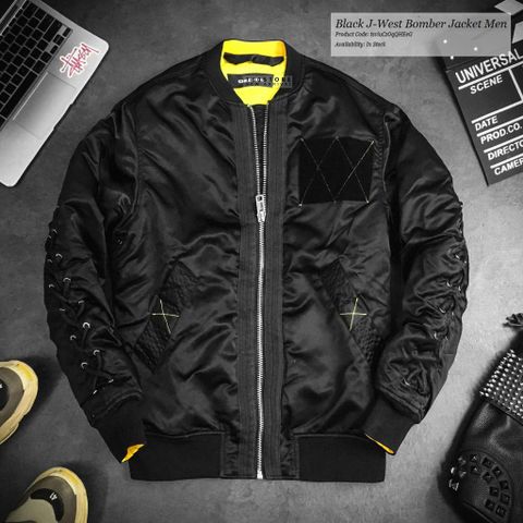 DSL Black J-West Bomber Jacket