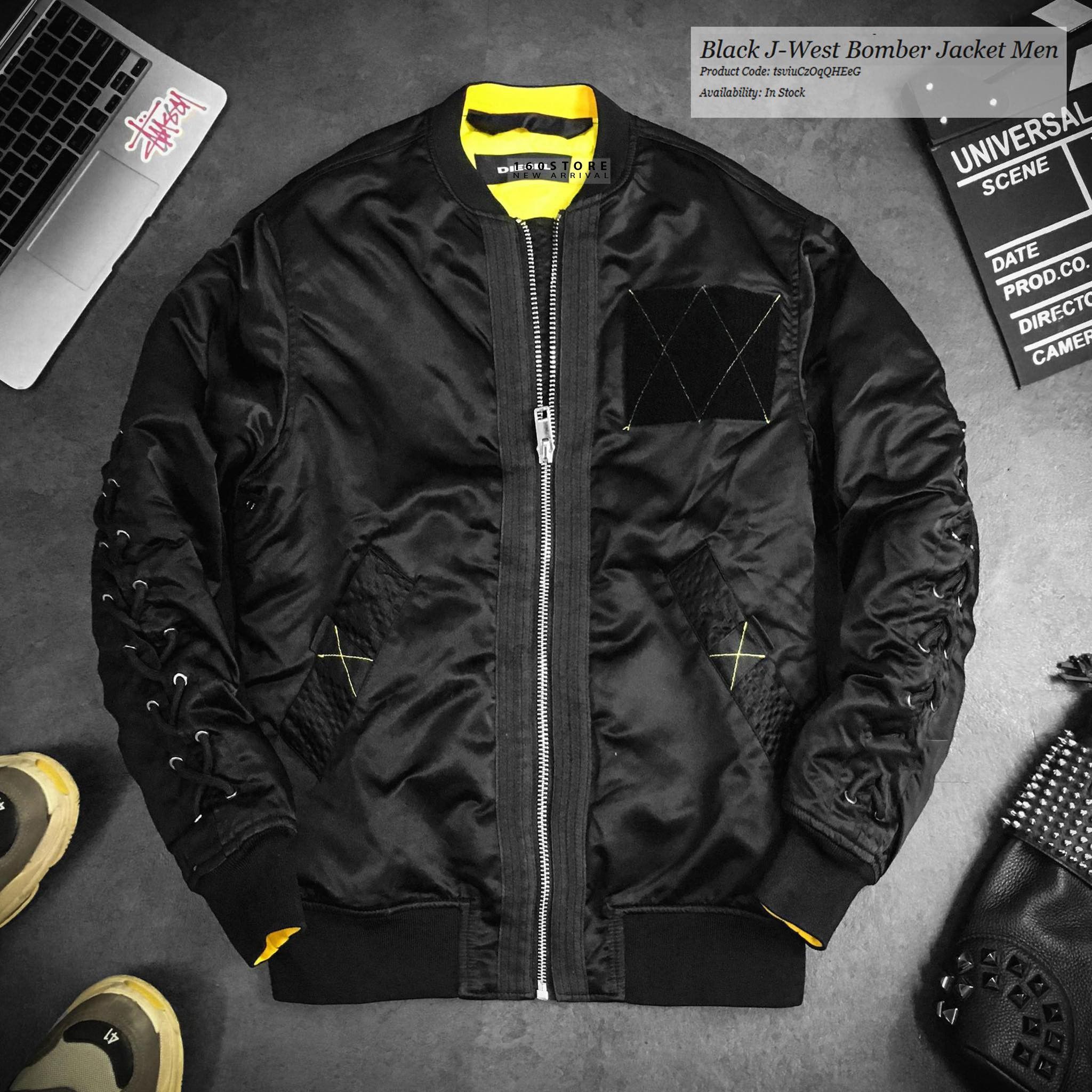 Áo khoác bomber DSL Black J-West