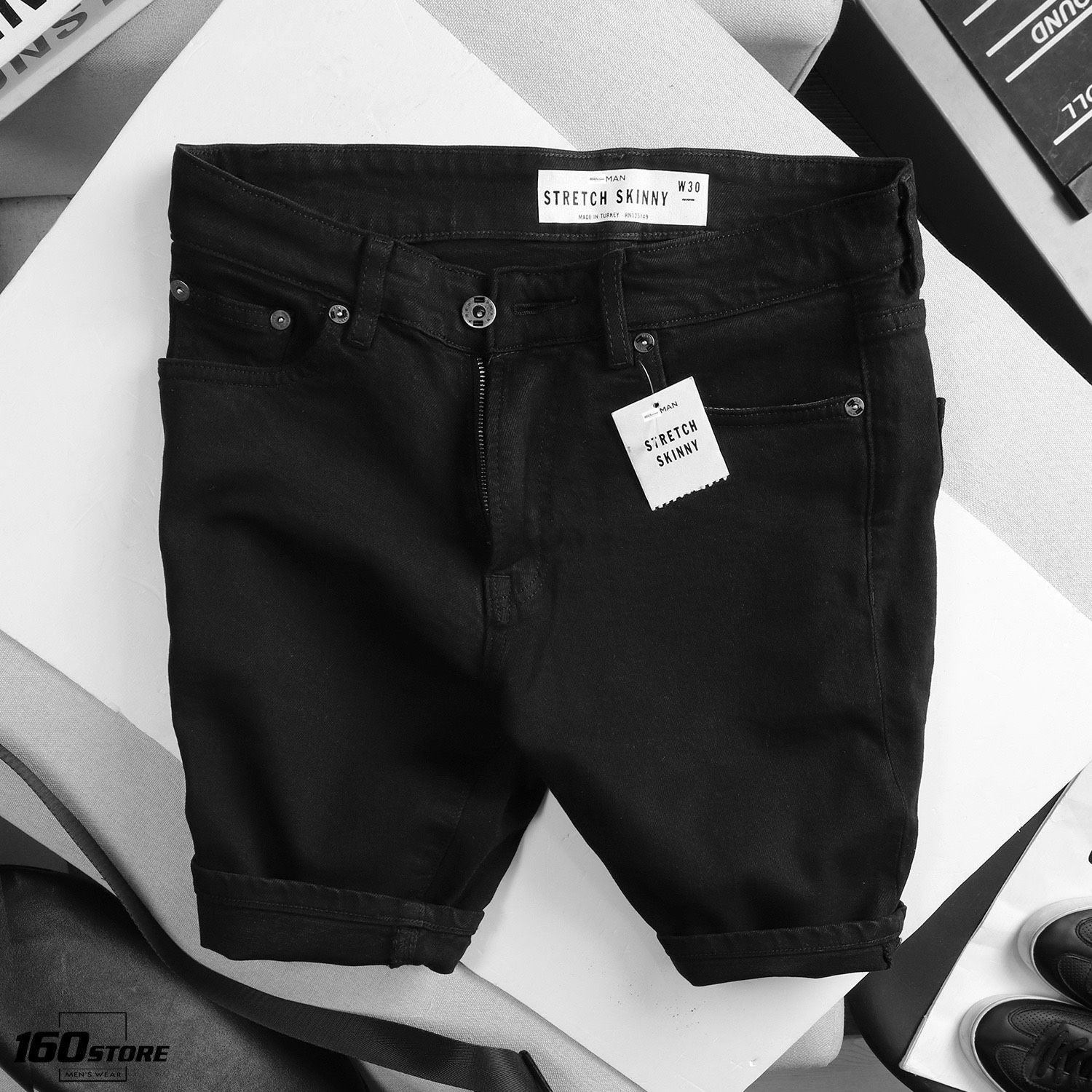 Quần short jeans T.MAN black