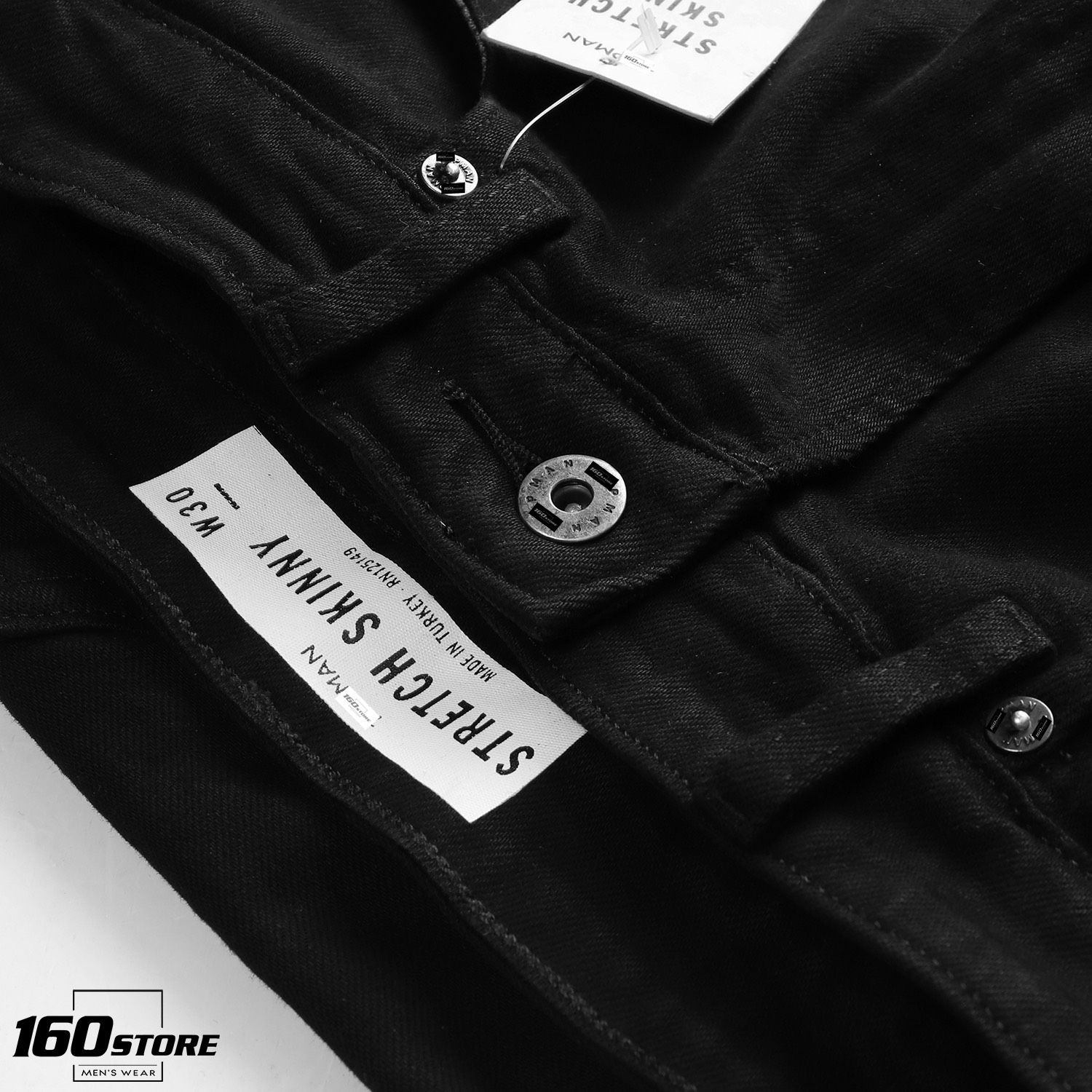 Quần short jeans T.MAN black