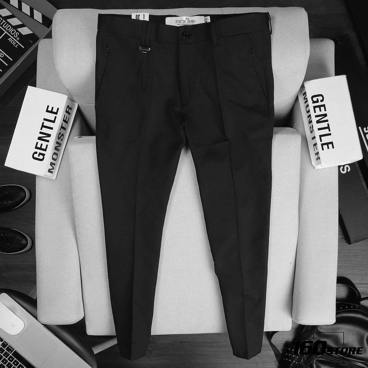 Quần tây T.MAN skinny w zipper
