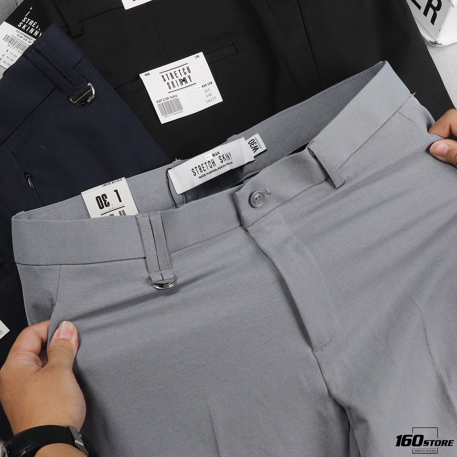 Quần tây T.MAN skinny w zipper