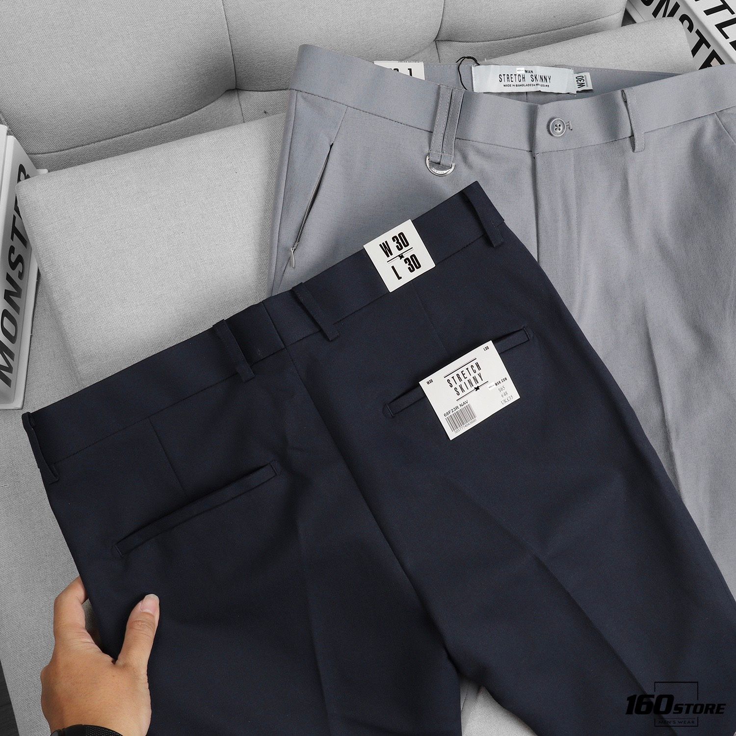 Quần tây T.MAN skinny w zipper
