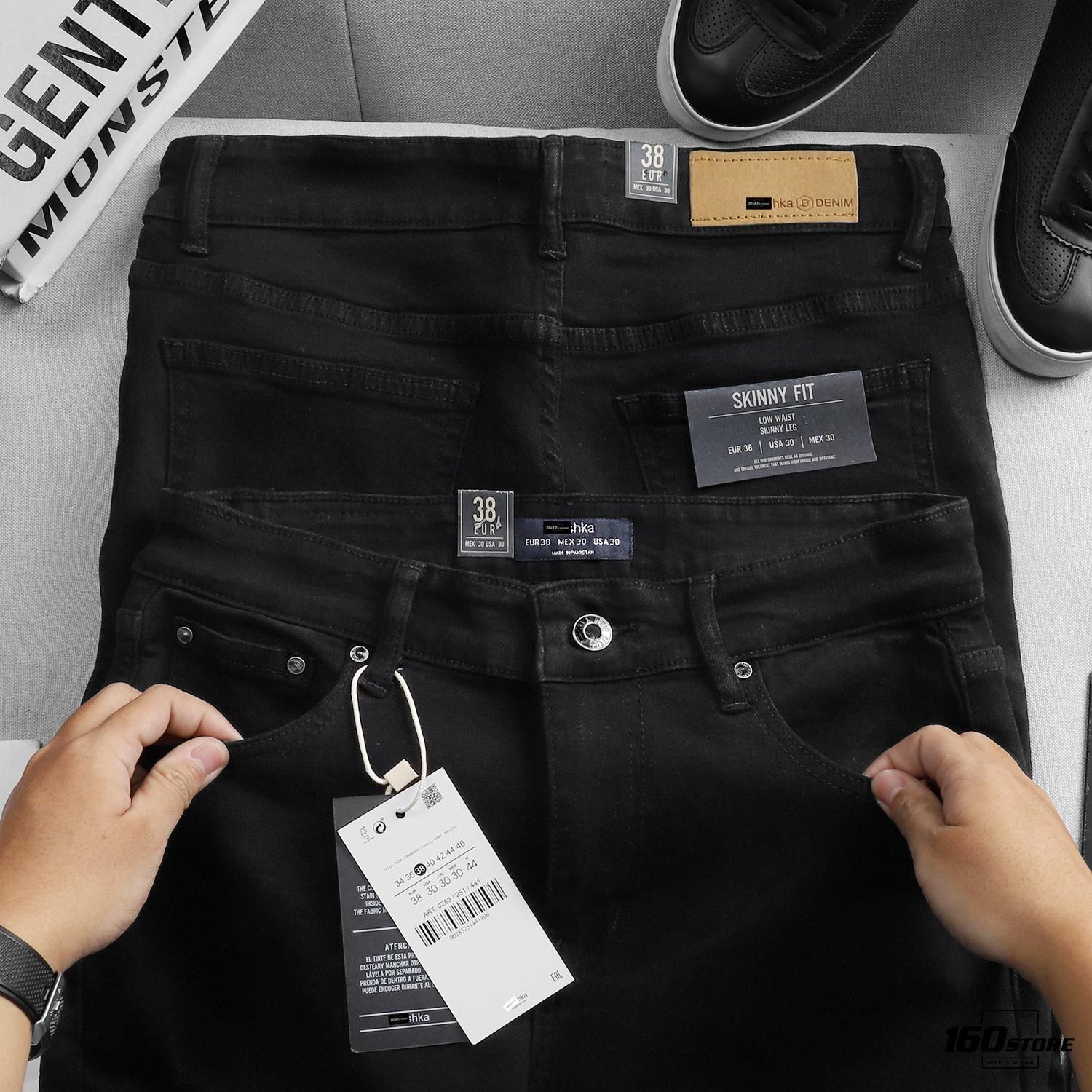 Quần jean BSK black skinny