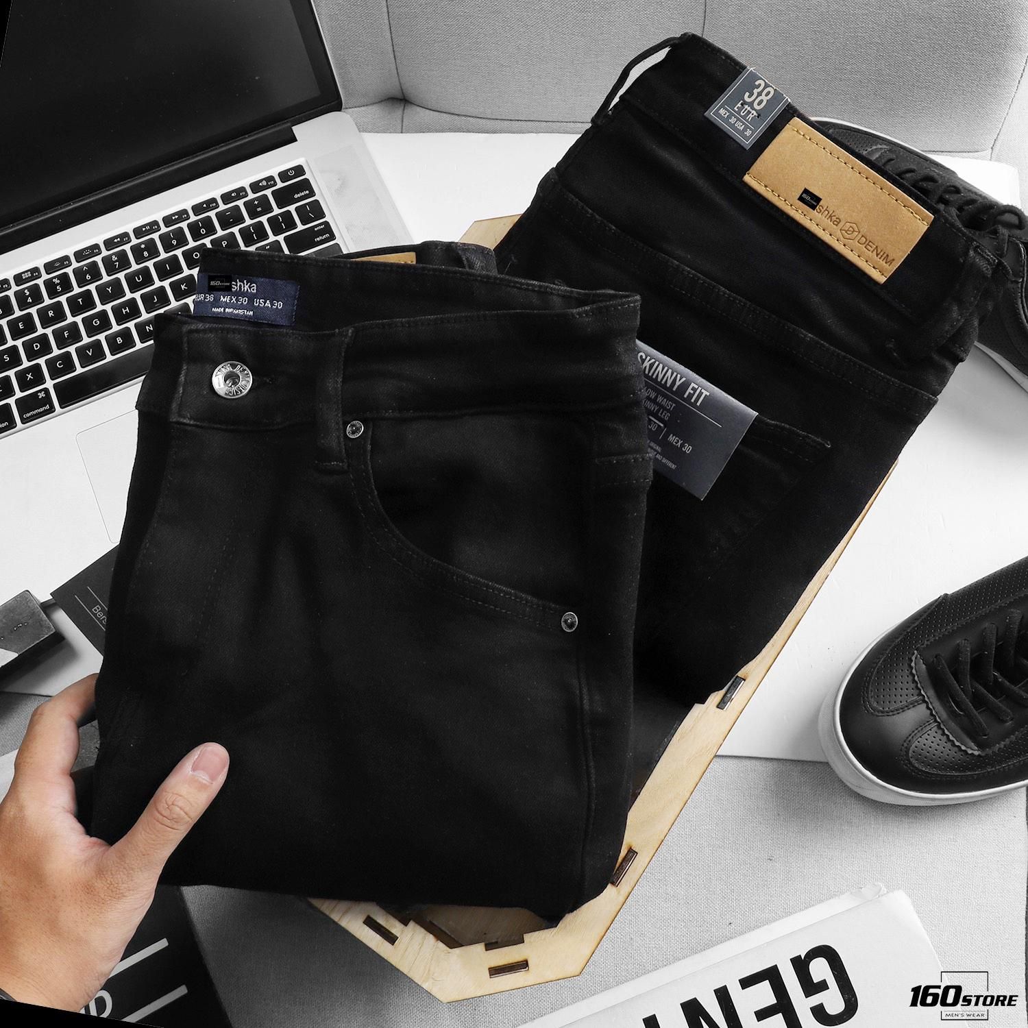 Quần jean BSK black skinny