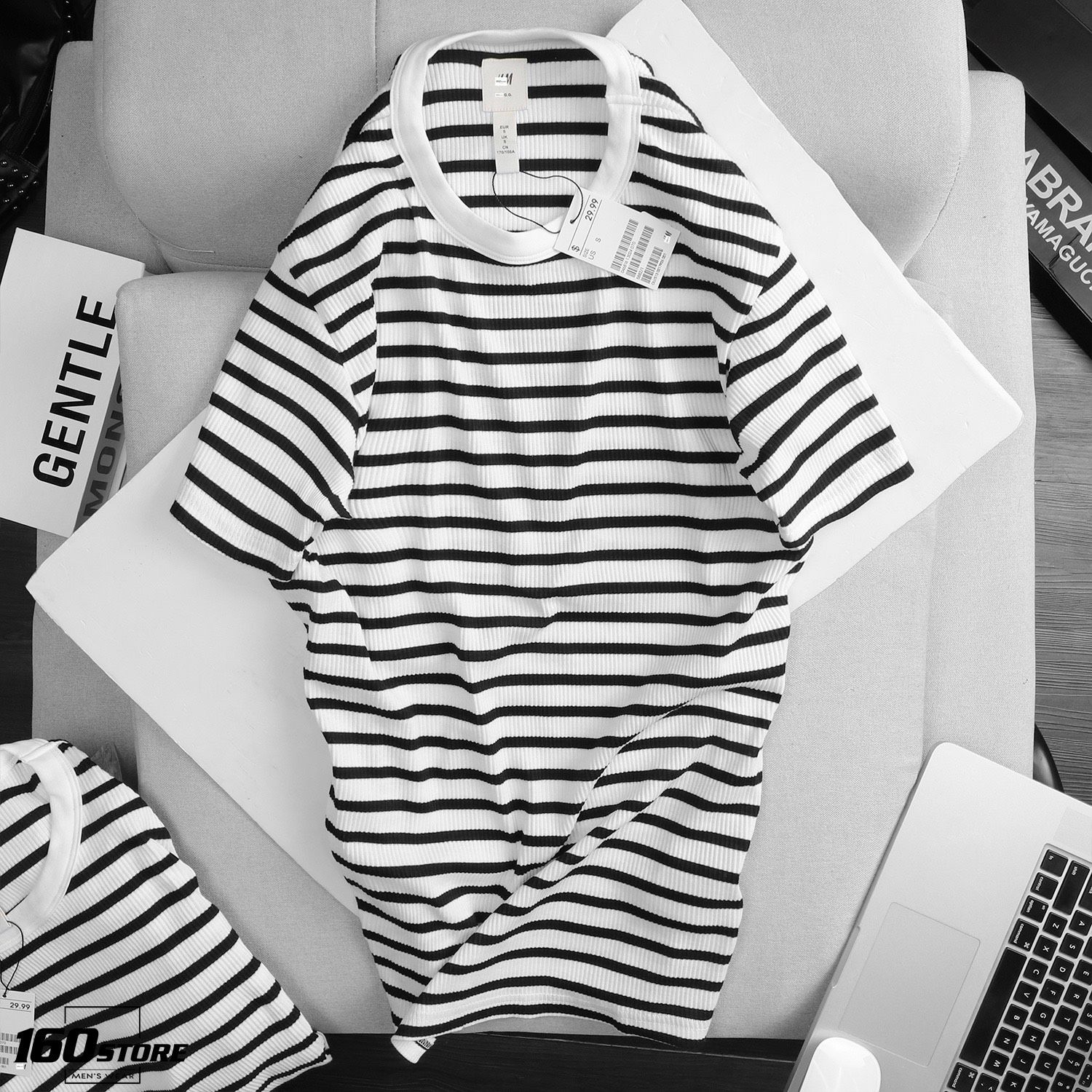 Áo thun H&M stripes