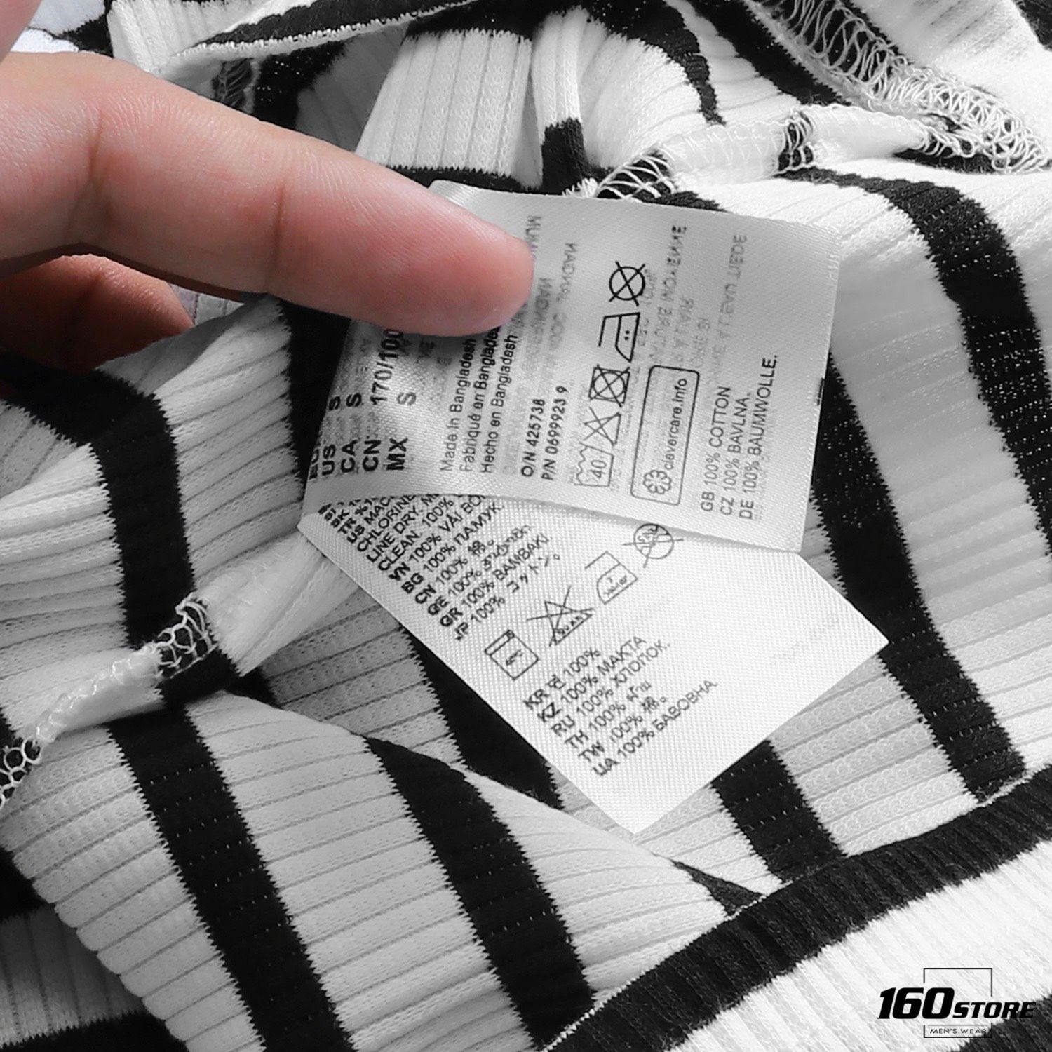 Áo thun H&M stripes