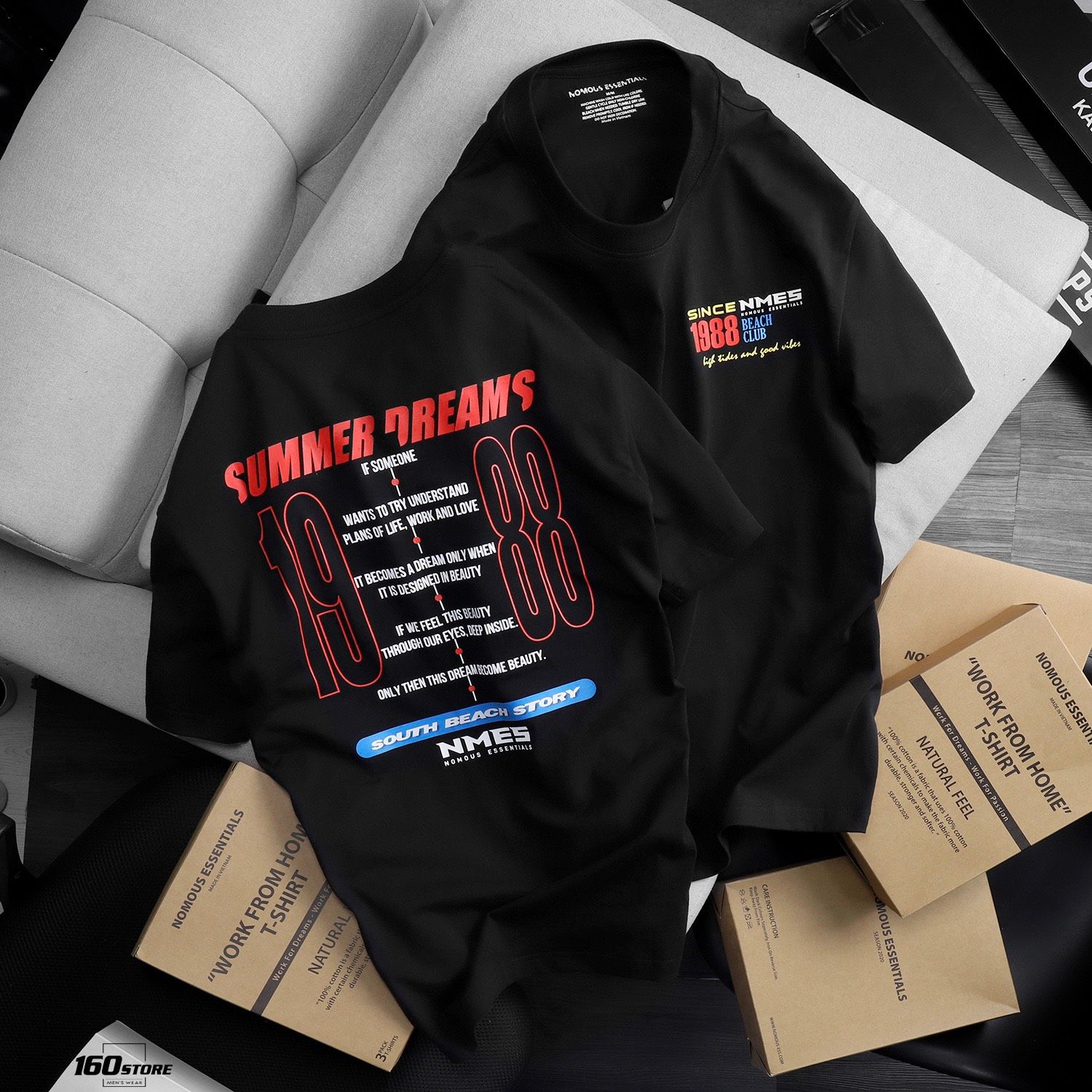 Áo thun NOMOUS ESSENTIALS Back Print