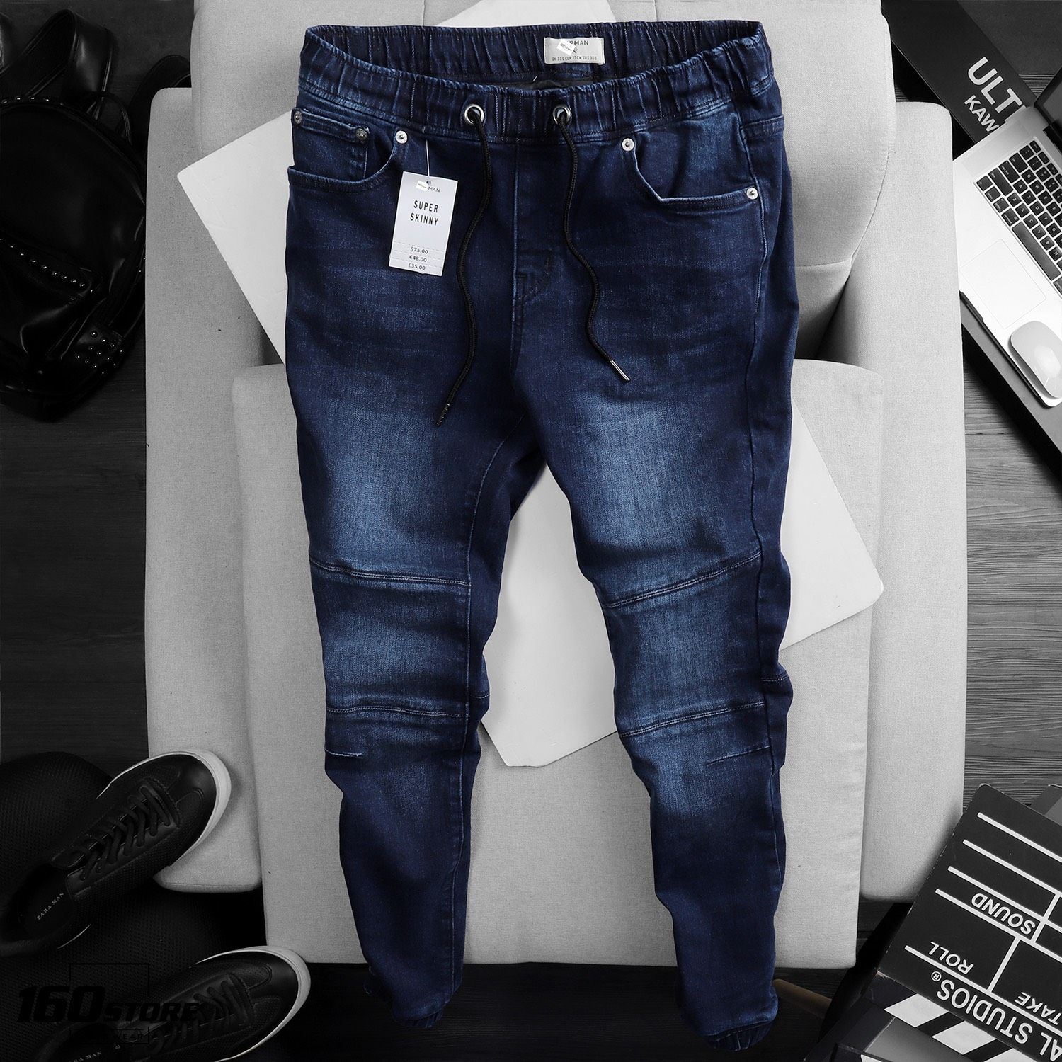 Quần jogger jeans T.MAN biker