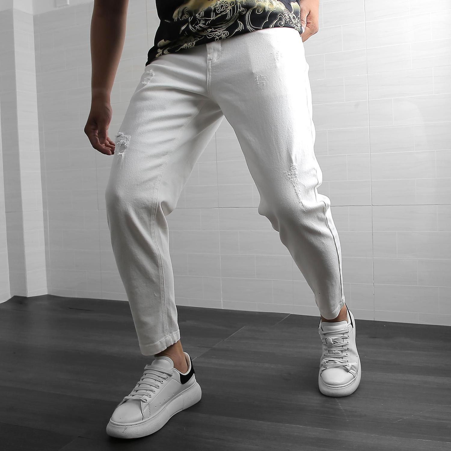 Quần jeans P.B Slim Rách