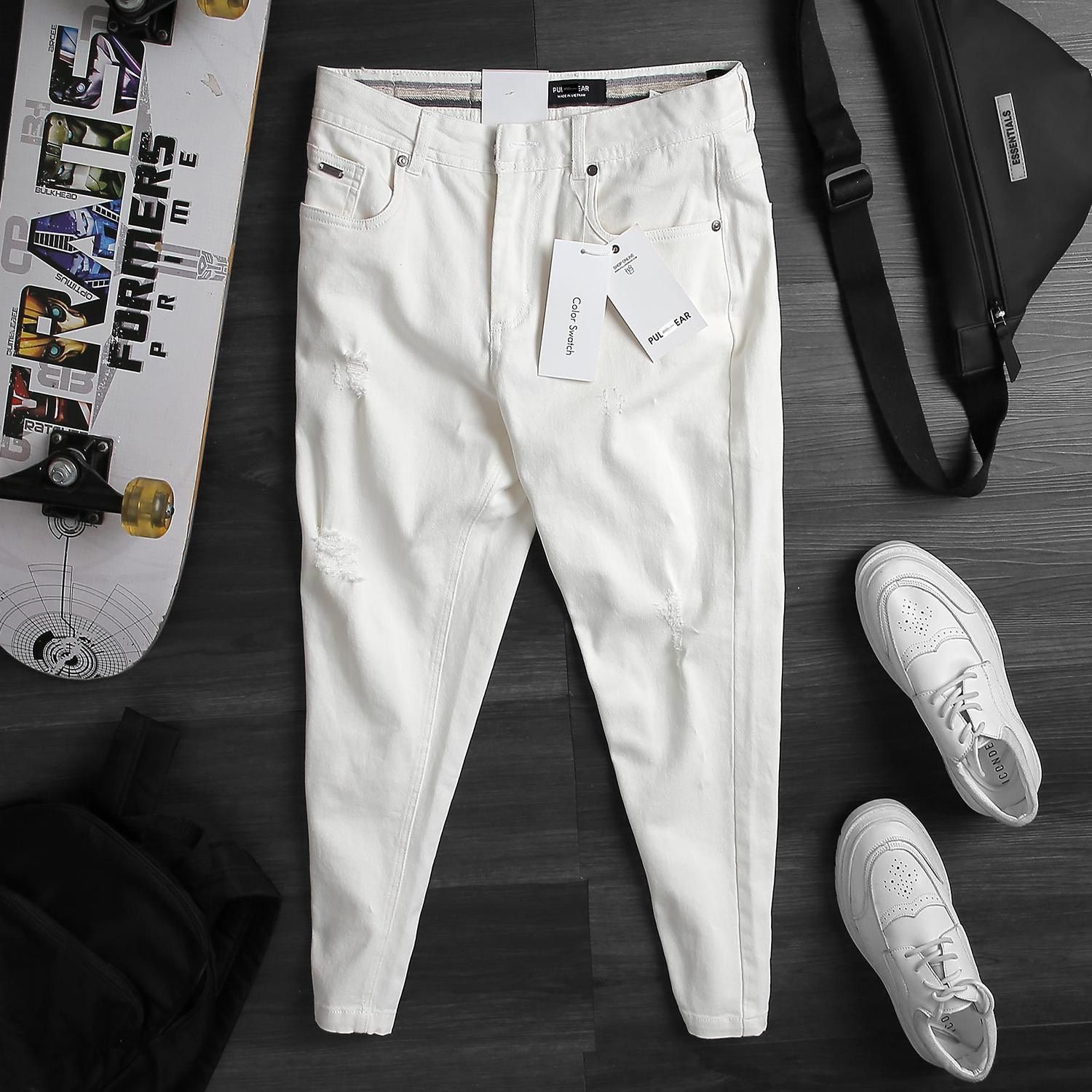 Quần jeans P.B Slim Rách