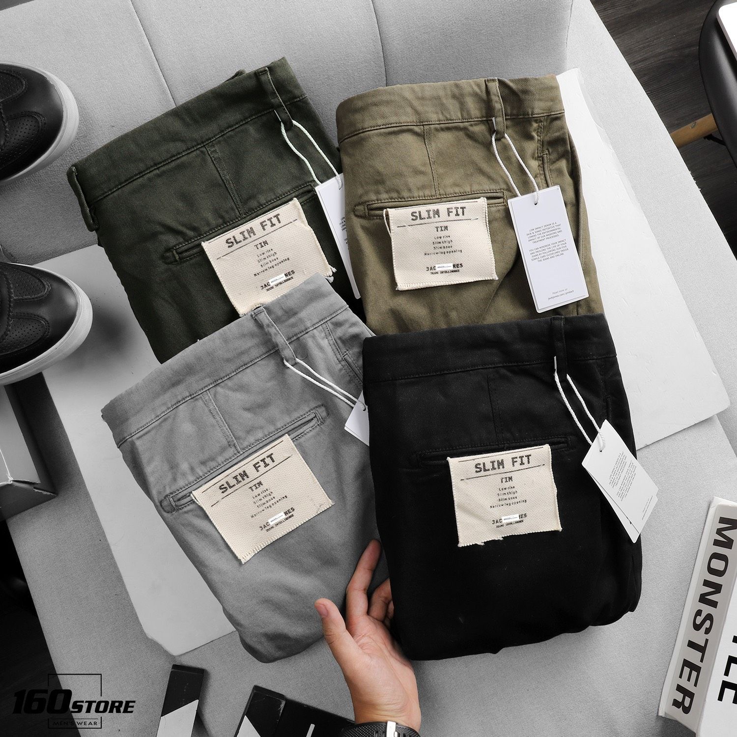 Quần kaki J&J TIM slim fit