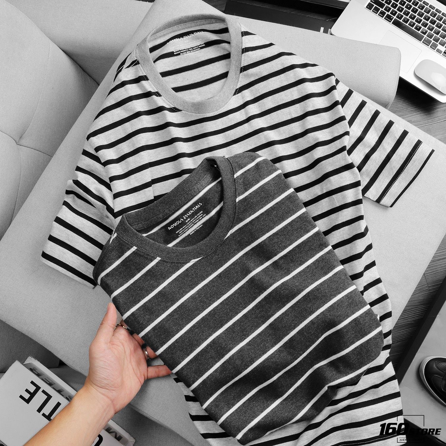 Áo thun Nomous Essentials stripes