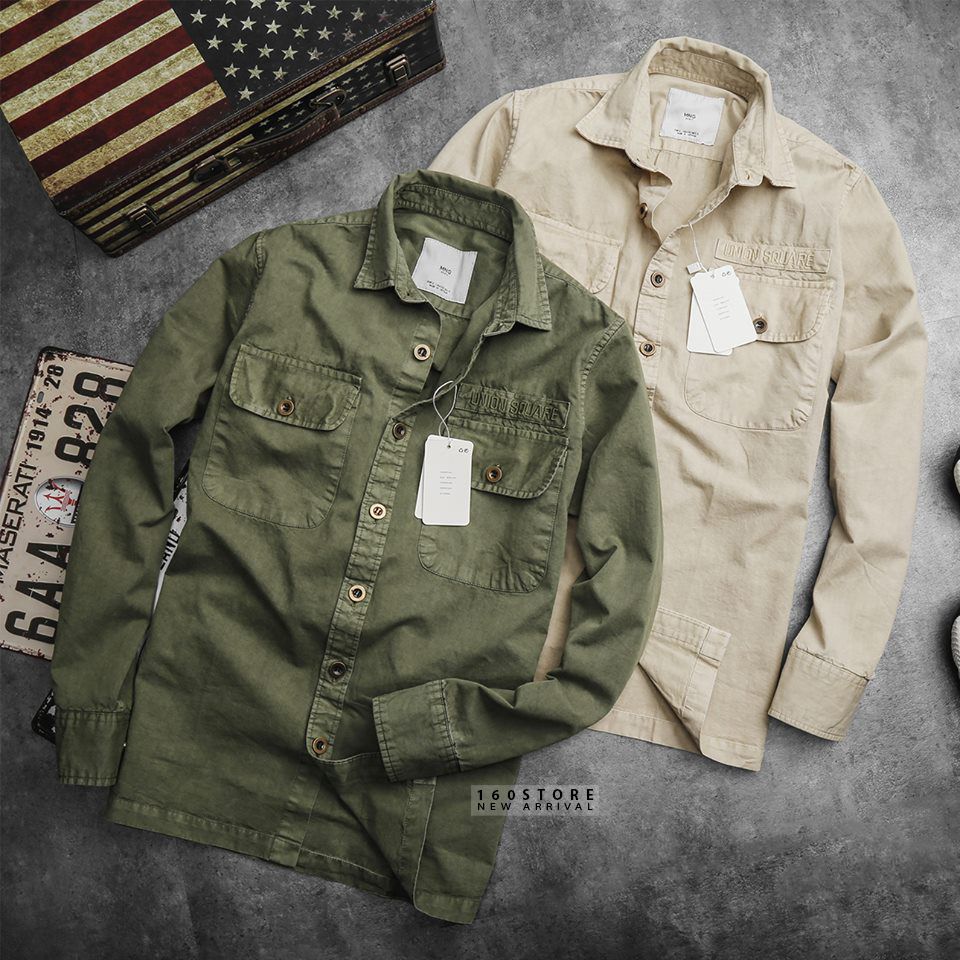 MNG Pocketed Cotton Jacket