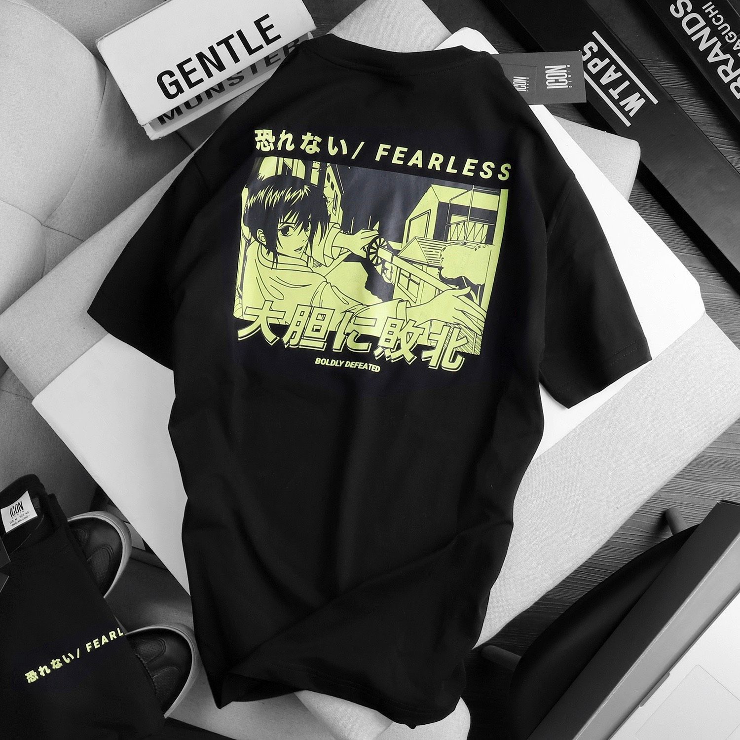 Áo thun ICON DENIM Anime printed