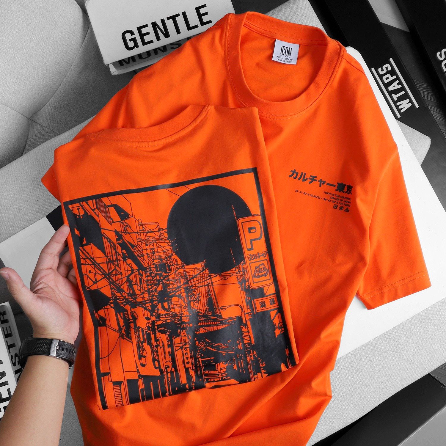 Áo thun ICON DENIM Anime printed
