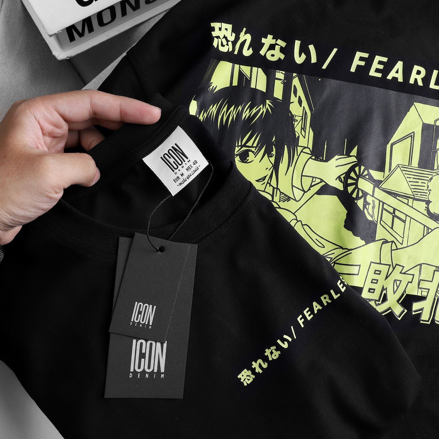 Áo thun ICON DENIM Anime printed