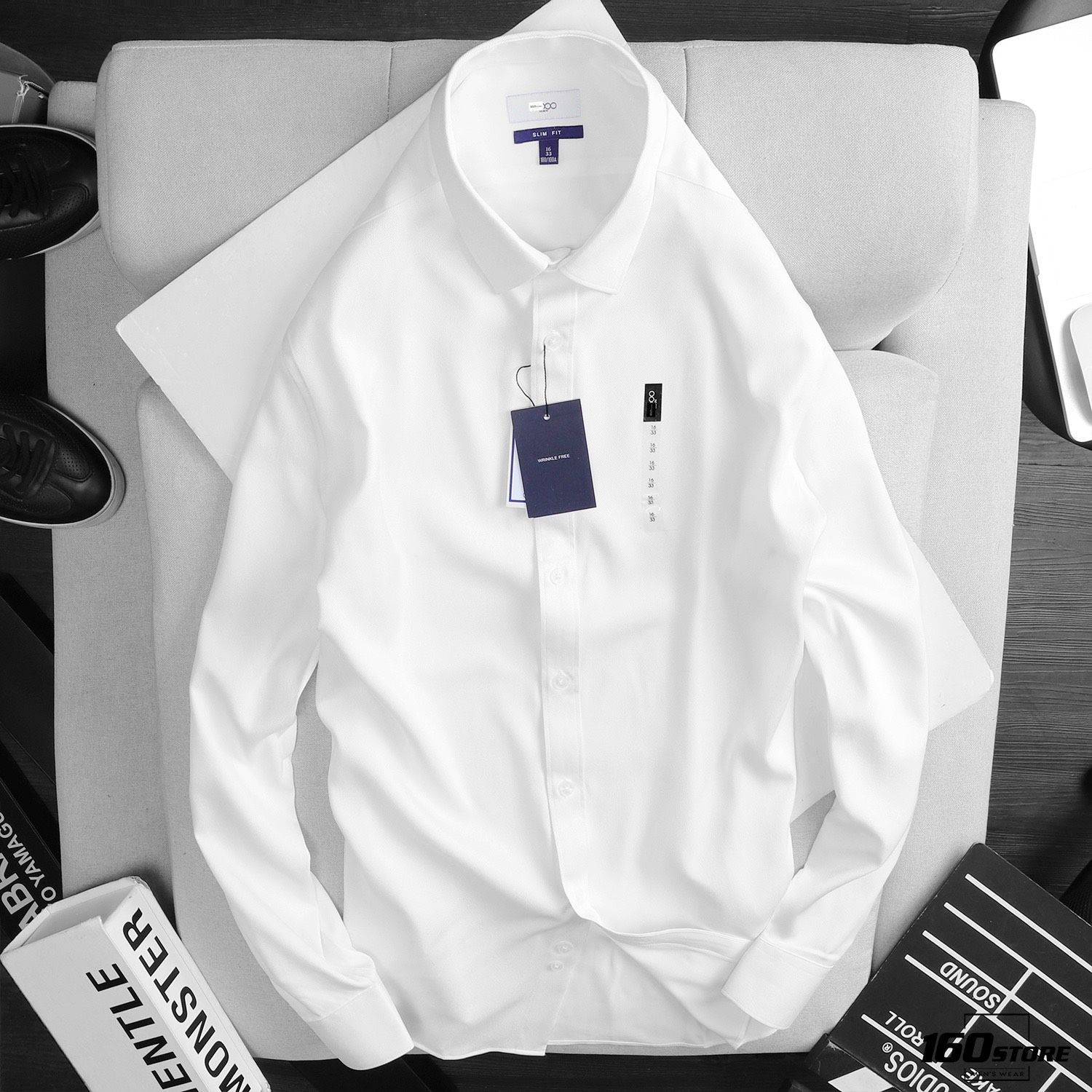 Áo sơmi G.2OOO slim fit
