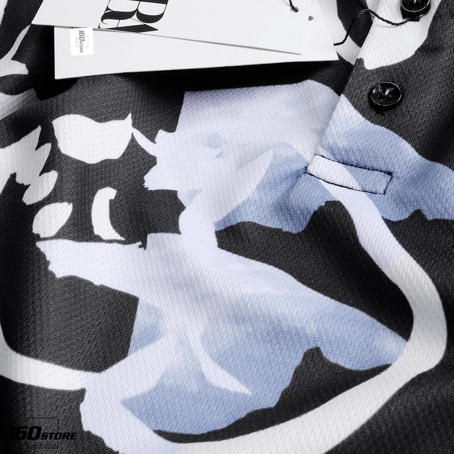 Áo polo ZRA floral pattern