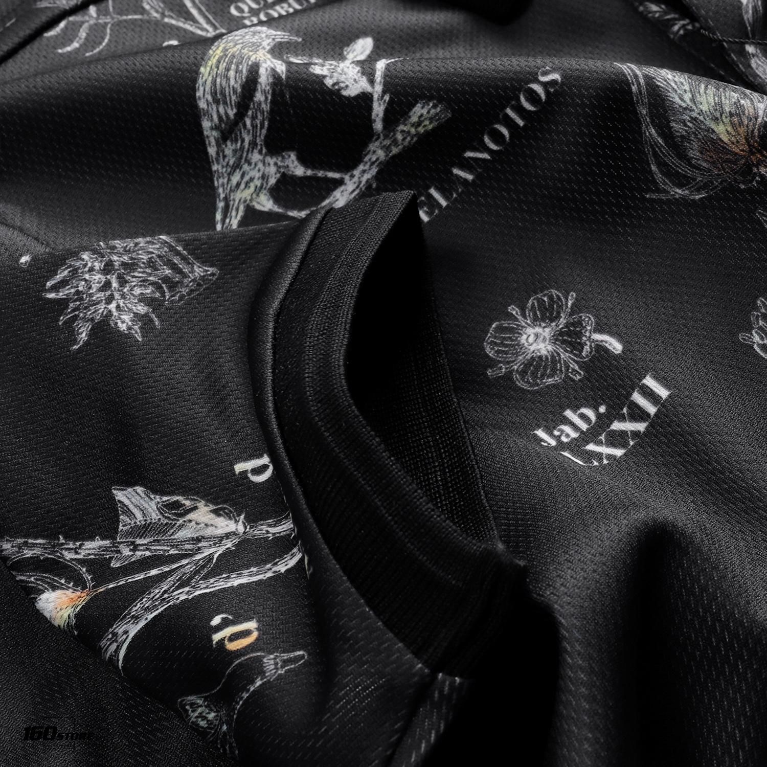 Áo polo ZRA floral pattern
