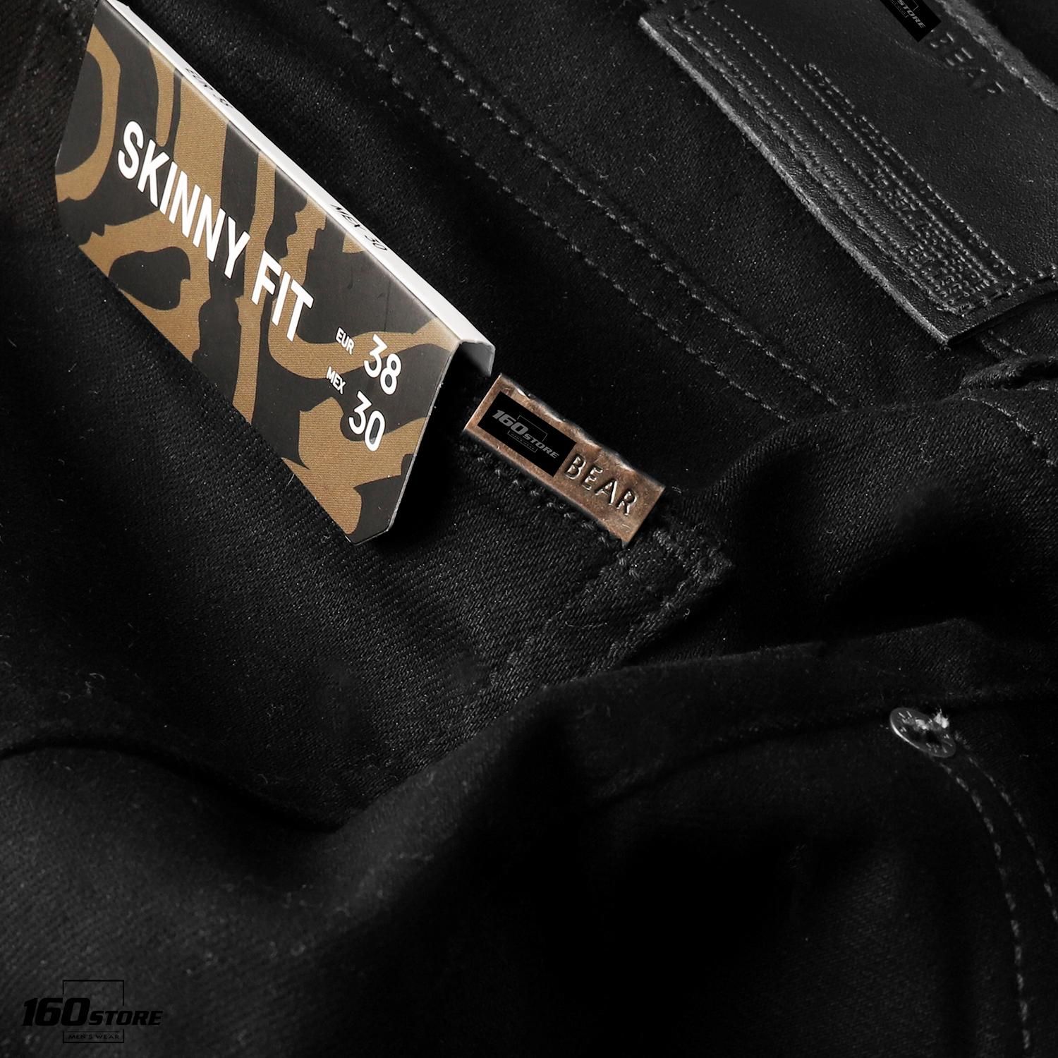 Quần jeans P.B skinny black
