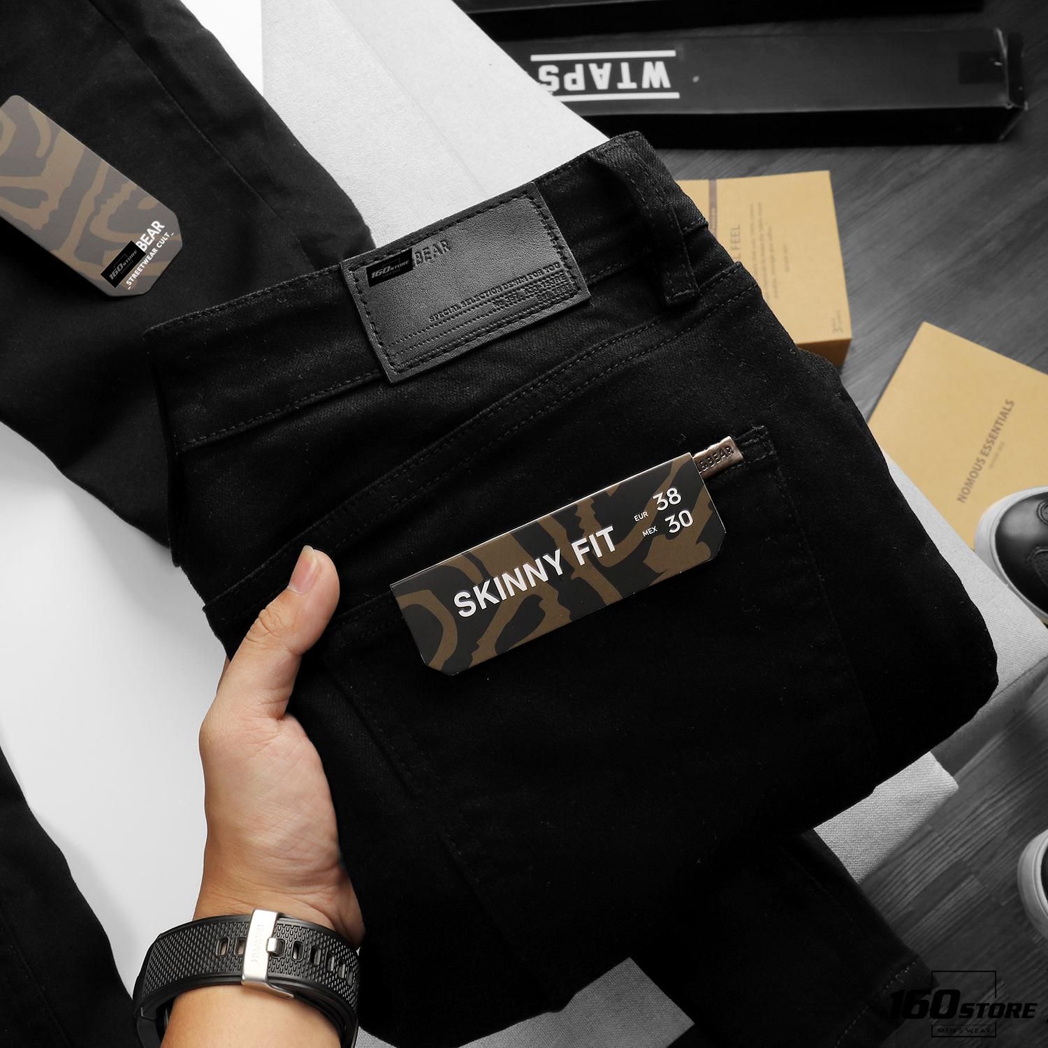 Quần jeans P.B skinny black