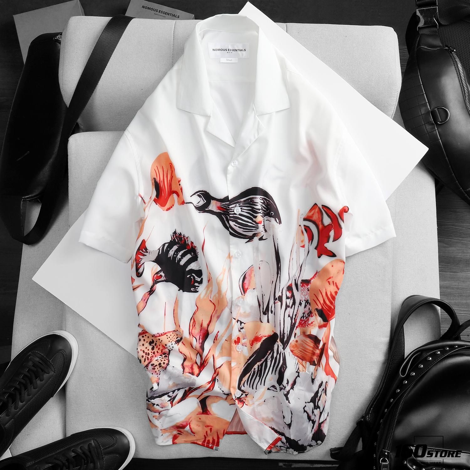 Áo sơmi tay ngắn Nomous Essentials Ocean print