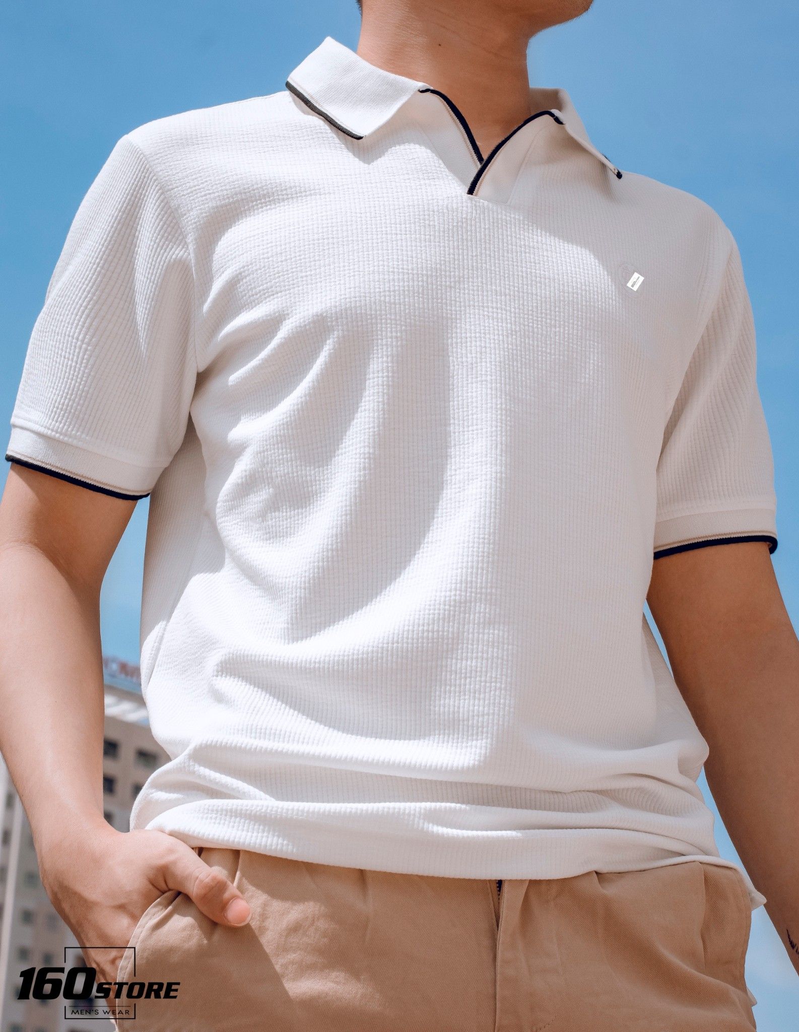 Áo polo M.DUTTI w stripes