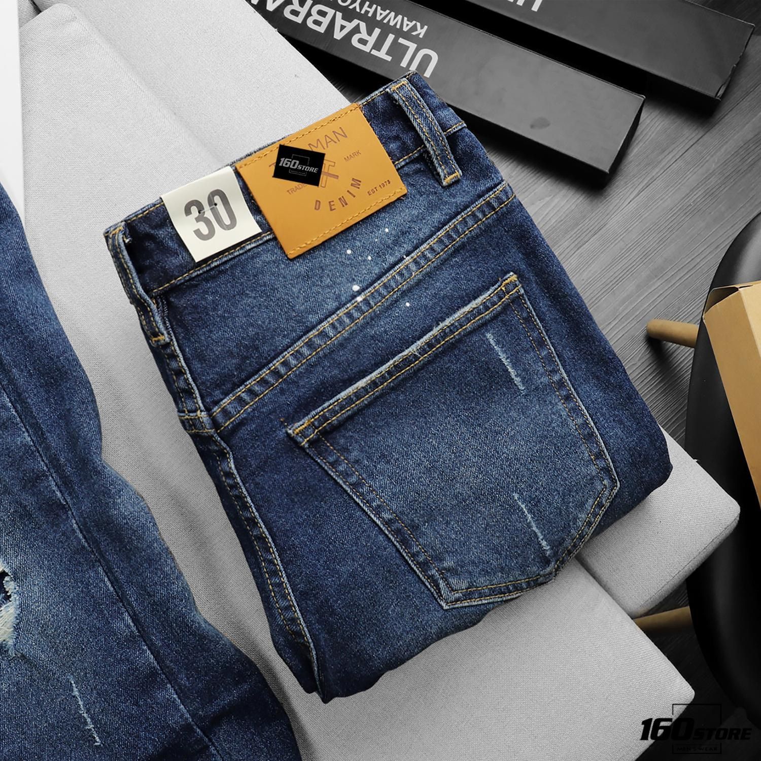 Quần jeans T.MAN slim fit rách
