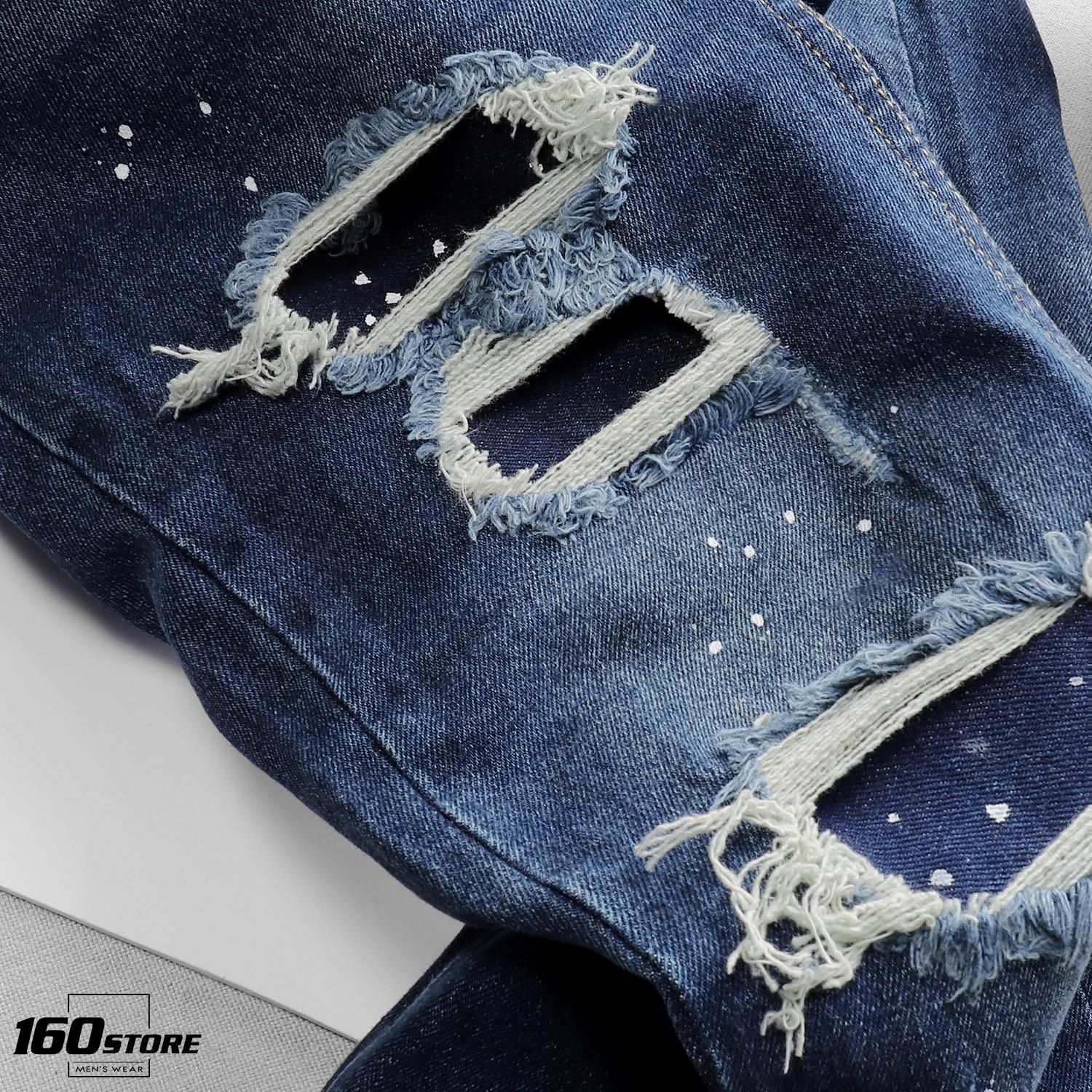 Quần jeans T.MAN slim fit rách