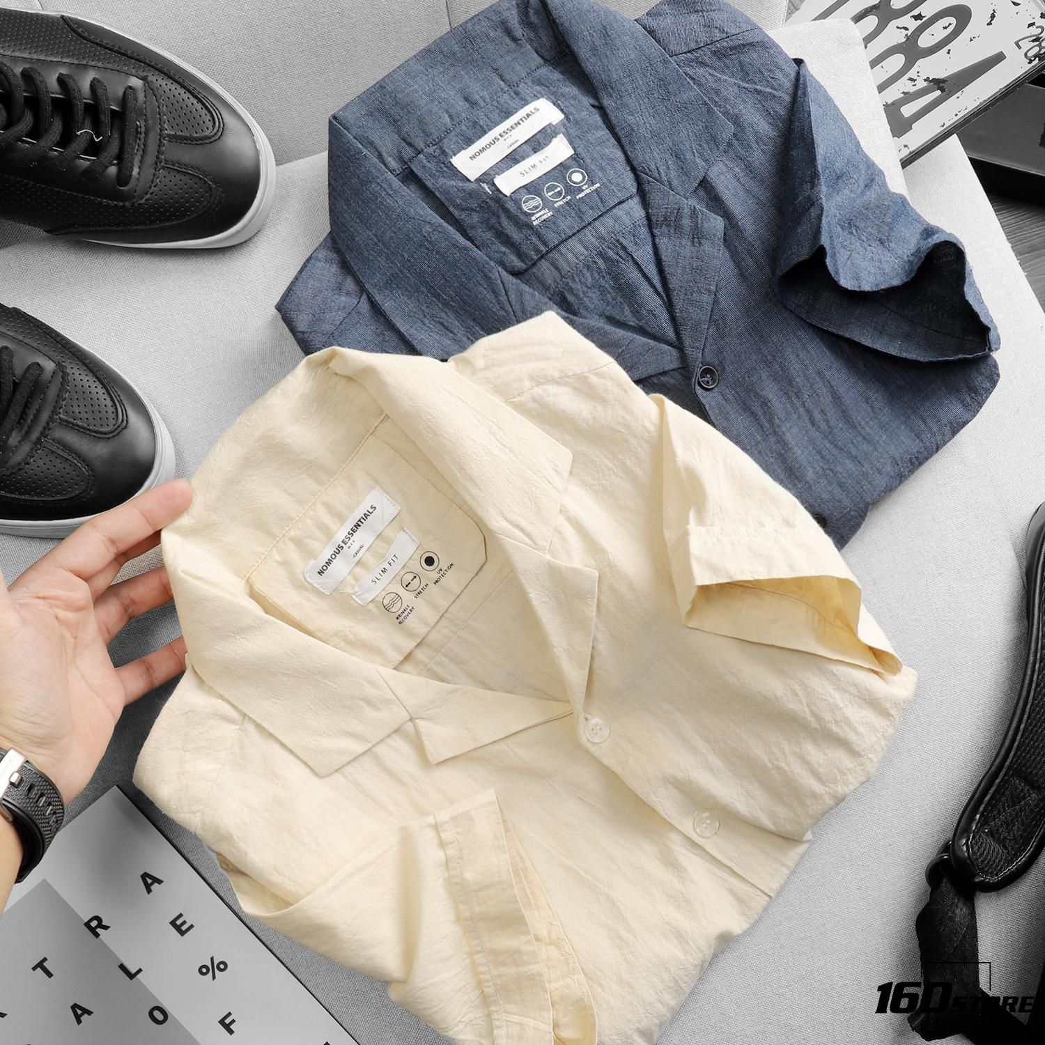 Áo sơ mi tay ngắn Nomous Essentials relaxed fit